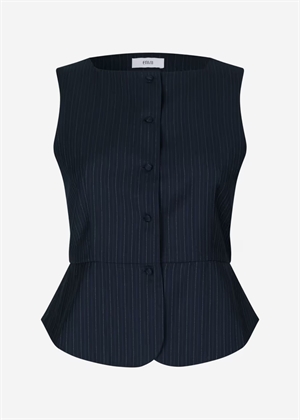 Enfresno vest 7269 Dark Navy Pinstripe Envii
